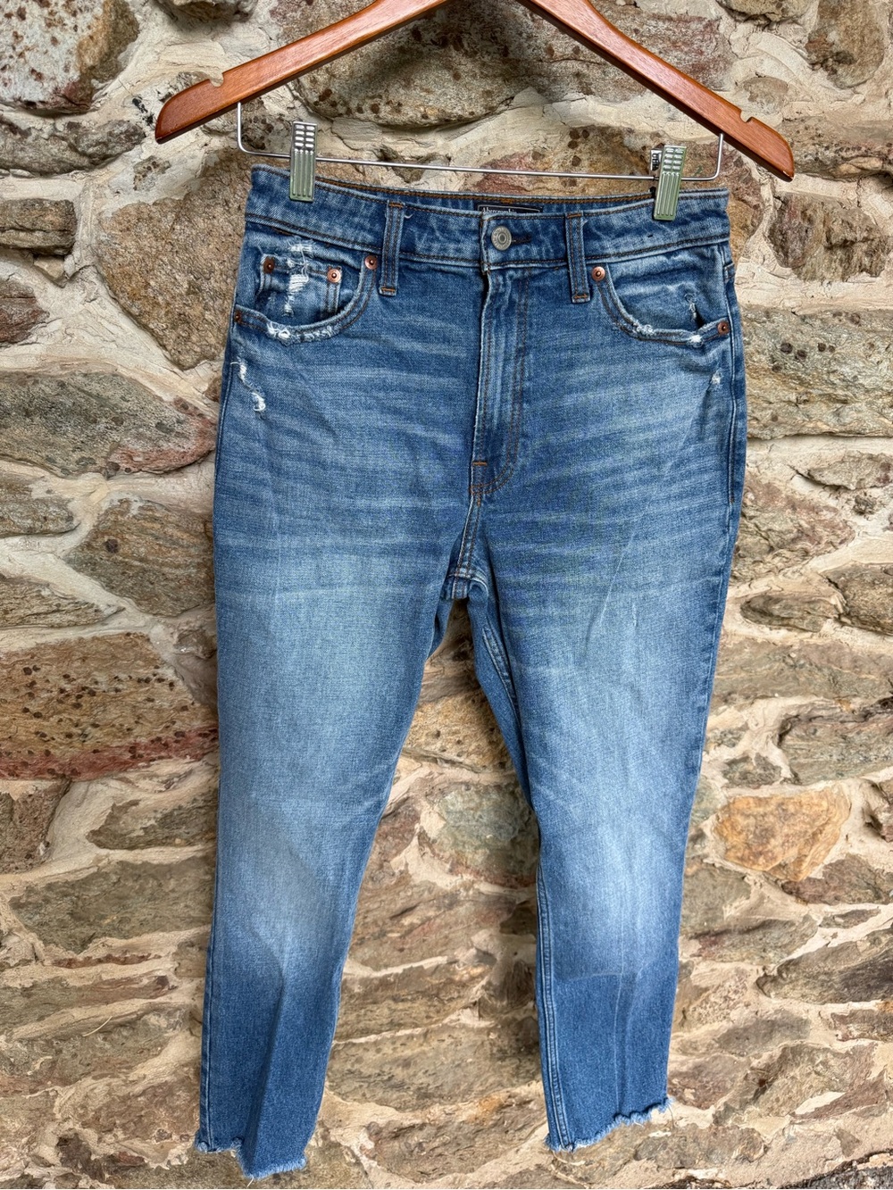 Abercrombie&Fitch Simone High Rise Slim Jeans Womens 4 Regular 27